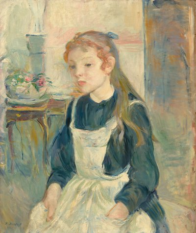 Niña con delantal de Berthe Morisot